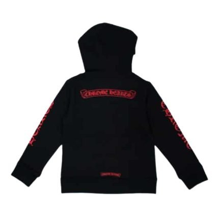Chrome Hearts Kids Scroll Logo Hoodie