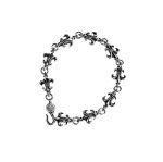 BS Fleur Cross Cut out Link Bracelet