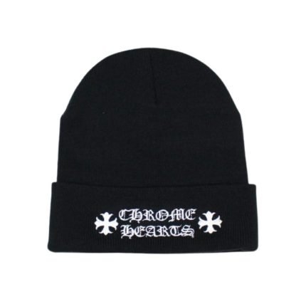Chrome Hearts Logo Beanie – Black