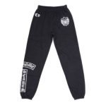 Black Chrome Hearts CH Logo Cotton Pants