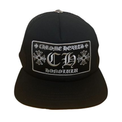 Chrome Hearts CH Aspen Exclusive Trucker Hat – Black