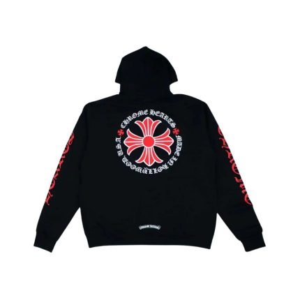 Chrome Hearts Made In Hollywood Plus Cross Zip Up Hoodie