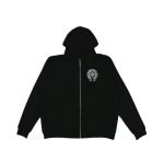 Chrome Hearts Malibu Exclusive Horse Shoe Zip Up Hoodie – Black