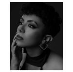 CH Plus Square Hoop Earrings