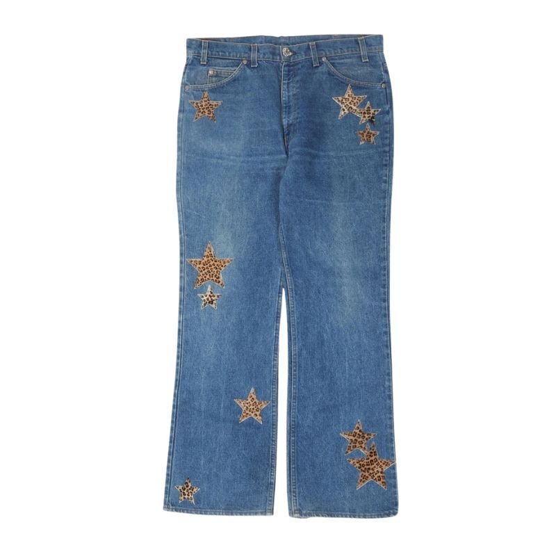 Chrome Hearts Levi’s Star Patch Jeans – Blue Chrome Hearts Levi’s Star Patch Jeans – Blue