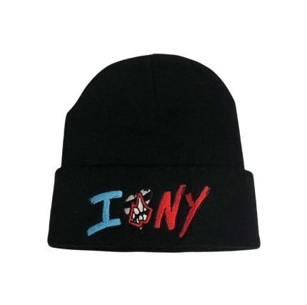 Chrome Hearts Matty Boy Sex Records I Love NY Beanie – Black