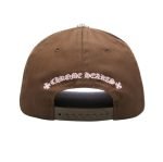 Chrome Hearts CH Baseball Hat – Brown/Pink