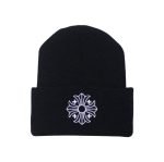 Chrome Hearts Plus Cross Beanie – Black