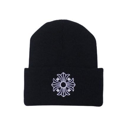 Chrome Hearts Plus Cross Beanie – Black