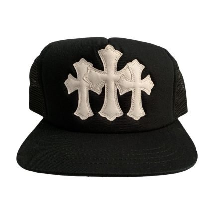 Chrome Hearts Cemetery Trucker Hat – Black