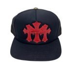 Chrome Hearts Cemetery Trucker Hat – Black/Red
