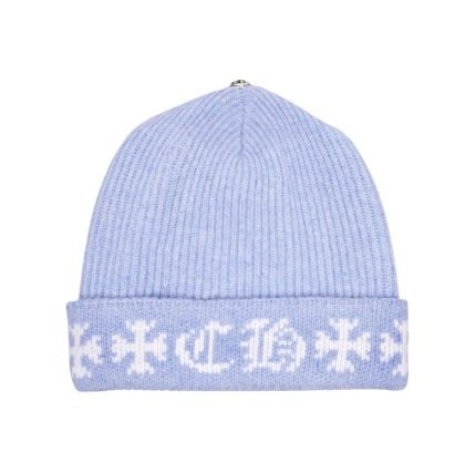 Chrome Hearts Big Daddy Cashmere Beanie – Blue
