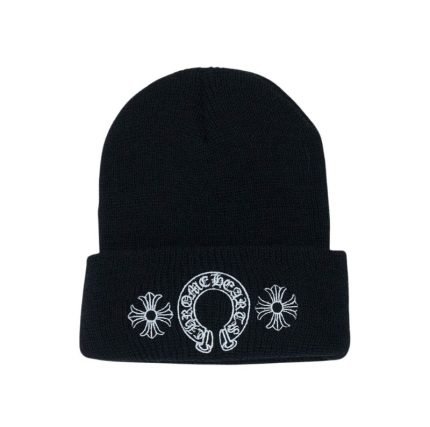 Chrome Hearts Horse Shoe Beanie – Black
