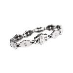 Babyfat Cross Fleur Pattern Bracelet