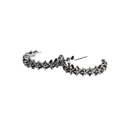 5 Sided Star Hoop Earrings