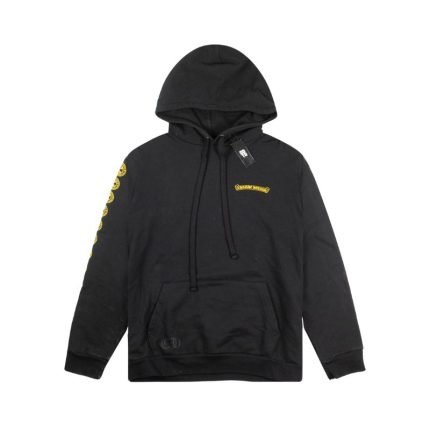 Chrome Hearts Plus Logo Pullover Hoodie Black