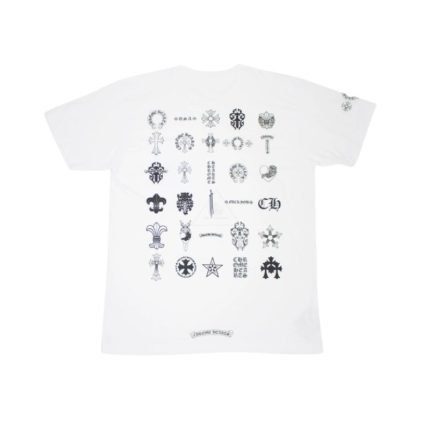 Chrome Hearts Multi Logo Short Sleeve T-Shirt