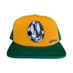 Chrome Hearts Matty Boy Sex Records Smiley Trucker Hat Green Yellow