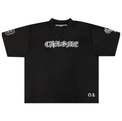 Chrome Hearts Mesh Stadium Football Jersey Black