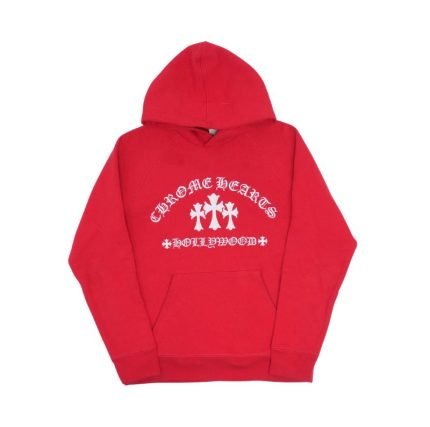 Chrome Hearts Red Hollywood King Taco & Central Cee Hoodie