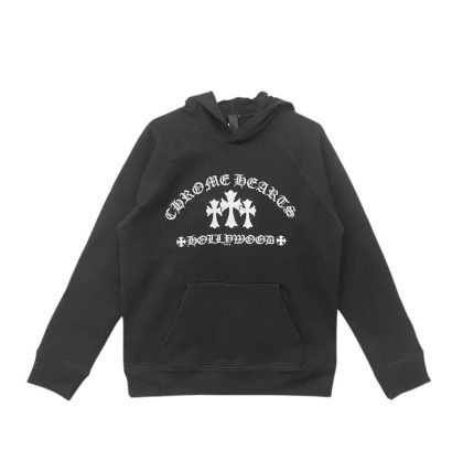 Chrome Hearts Triple Cross Hoodie Black