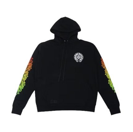 Chrome Hearts Floral Sleeve Gradient Made In Hollywood Hoodie
