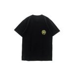 Chrome Hearts Yellow Script Logo Short Sleeve T-Shirt