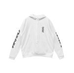 Chrome Hearts Vertical White Hoodie