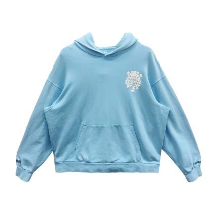 Chrome Hearts Dagger Pullover Hoodie In Baby Blue