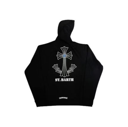 Chrome Hearts St Barths Exclusive Anchor Hoodie Black/Blue