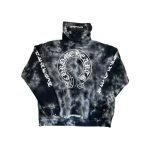 Chrome Hearts Horseshoe Hoodie Black Tie Dye