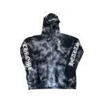 Chrome Hearts Horseshoe Hoodie Black Tie Dye