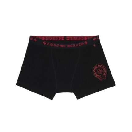 Chrome Hearts Black Cotton Boxer Brief