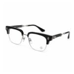 Chrome Hearts Clubmaster Black Silver Glasses
