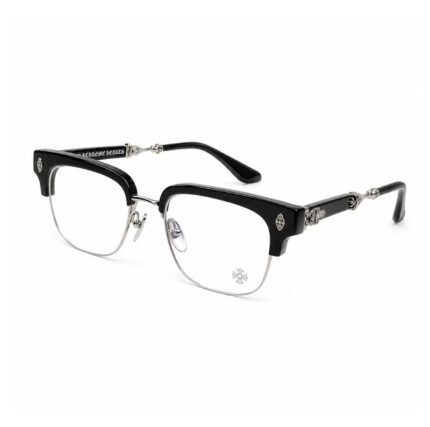 Chrome Hearts Clubmaster Black Silver Glasses