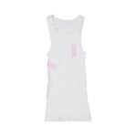 Chrome Hearts T Bar Rib Tank White