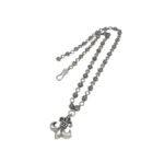 Chrome Hearts Fleur-de-Lis Flower Chain Necklace