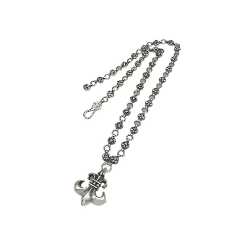 Chrome Hearts Fleur-de-Lis Flower Chain Necklace Chrome Hearts Fleur-de-Lis Flower Chain Necklace