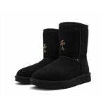 Black Chrome Heart Uggs