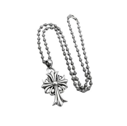 Chrome Hearts Cross Ball Chain Necklace