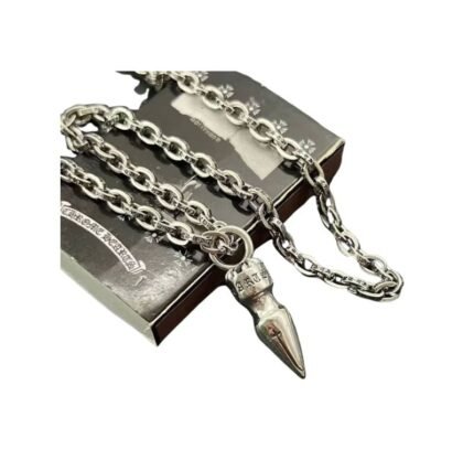 Chrome Hearts Dagger Pendant Link Necklace