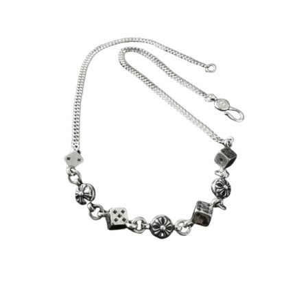 Chrome Hearts Dice Bead Chain Necklace